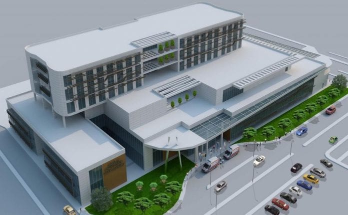 Hastane Binası Hızla Yükseliyor