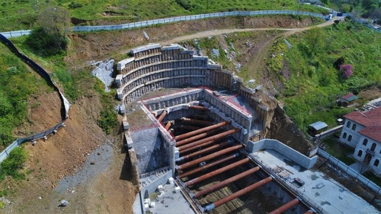 İstanbul Havalimanı Metro Hattı İnşaatı Devam Ediyor