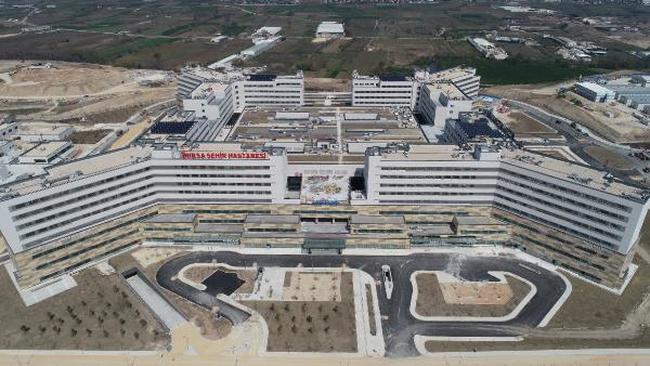 Bursa Şehir Hastanesi'nin Yüzde 94'ü Tamamlandı