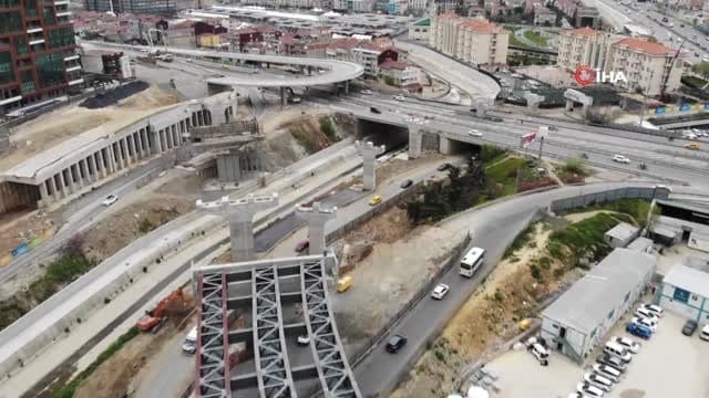 İstanbul Trafiğini Çözecek Proje Havadan Görüntülendi