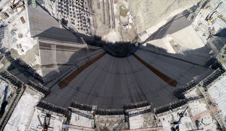 Tamamlandığında Dünyanın En Yüksek 3. Barajı Olacak Yusufeli Barajı’nda Çalışmalar Sürüyor