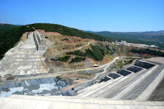 Gölecik Barajı İnşaatı Hızla Devam Ediyor