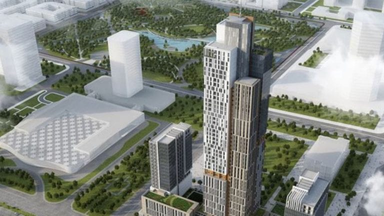 Taşkent’te 215 Metrelik Gökdelen Yapacak