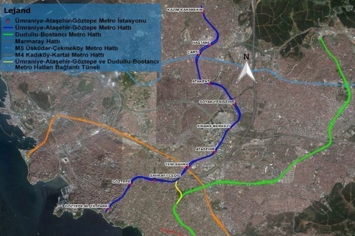 Ümraniye Göztepe Metro Hattı Projesi İçin Tünel Kazı Çalışmaları Başladı!