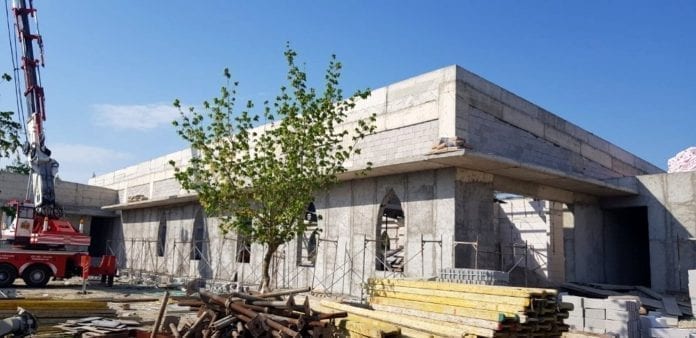 Uzuntarla Kültür Merkezi'nin Kaba İnşaatı Tamamlandı