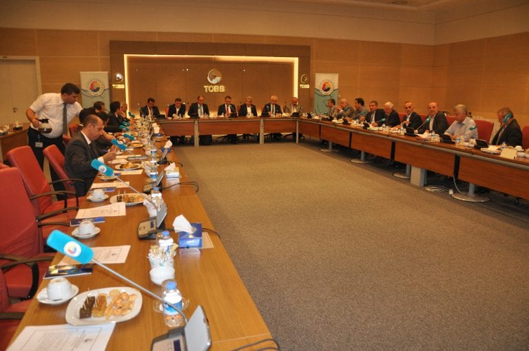 TOBB Türkiye İnşaat Müteahhitleri Meclisi Toplantısı Yapıldı