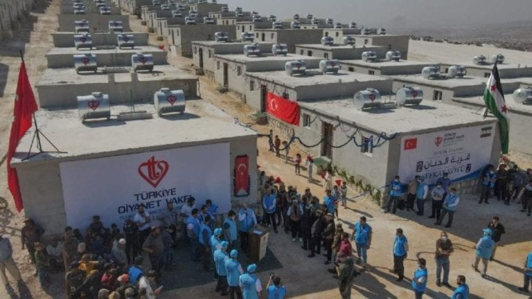 Türkiye Diyanet Vakfı’nın Suriye’de İyilik Konutları Projesi!