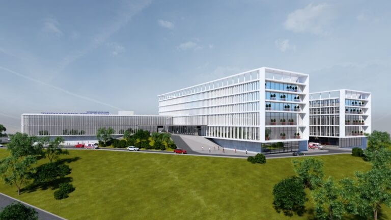 Hastane İnşaatında Çalışmalar Tüm Hızıyla Devam Ediyor