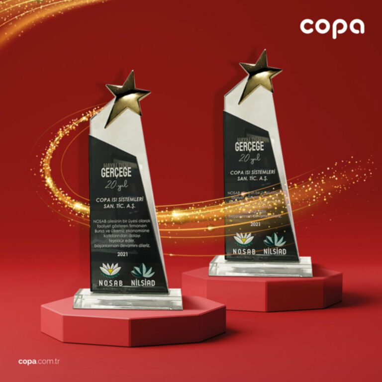 COPA Isıtma Sistemleri’ne Çifte Ödül