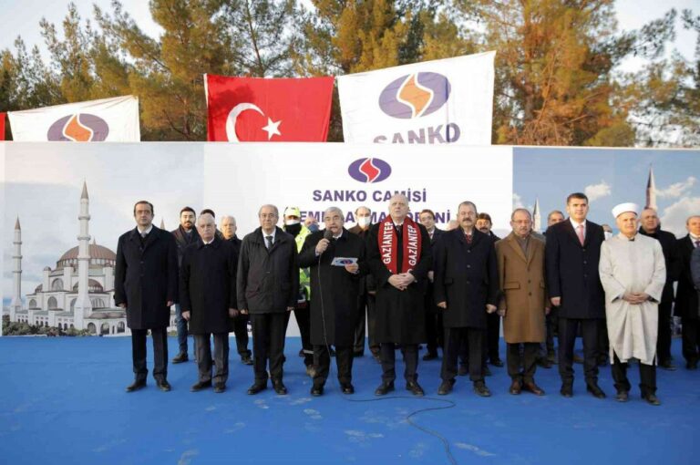 30 Bin Kapasiteli Sanko Cami’nin Temeli Atıldı