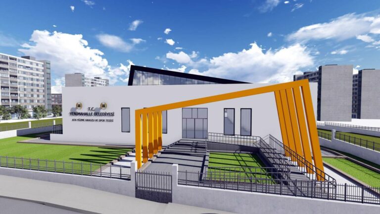 Ata Mahallesi Yüzme Havuzu İnşaat Çalışmalarında Sona Yaklaşıldı 