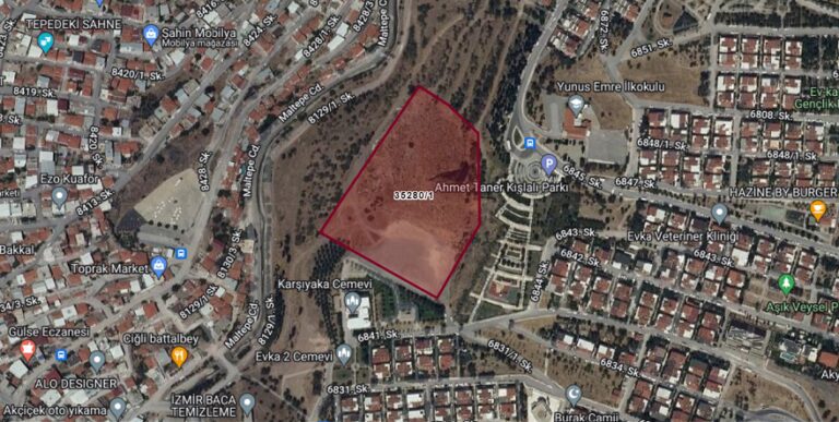 İzmir’de 87 Milyon TL’ye Satılık Arsa