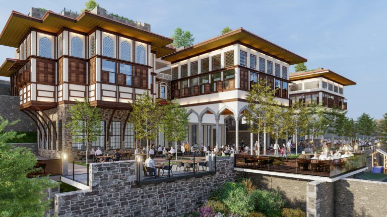 Konya, Akyokuş Kasrı İnşaat Çalışmaları Devam Ediyor