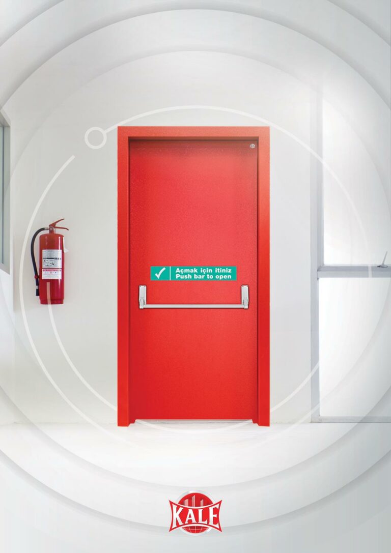 Kale Yangın Kapısı Güvenliği Üst Noktaya Taşıyor