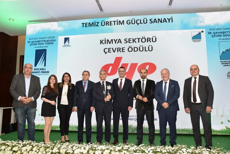 Kocaeli Sanayi Odası’ndan DYO’ya Kimya Sektörü Çevre Ödülü