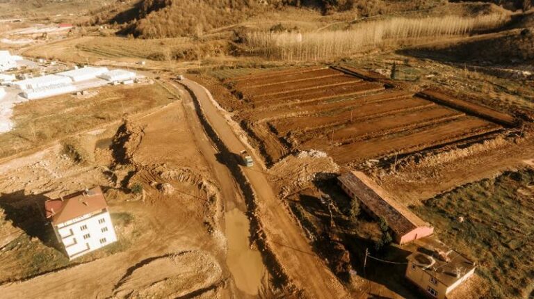 Ordu, Ünye Organize Sanayi Bölgesi’nde Altyapı Çalışmaları Başladı