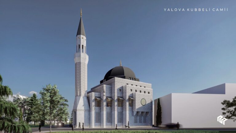 Kubbeli Cami İnşaatı Devam Ediyor