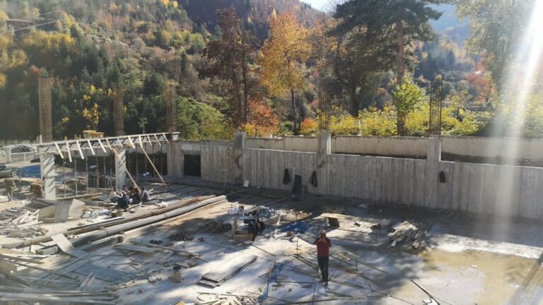 Küre, Kapalı Spor Salonu İnşaatında Sona Gelindi