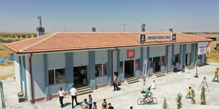 Yenikent Sosyal Tesisi Hizmete Açıldı