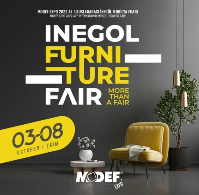 47. Uluslararası İnegöl Mobilya Fuarı İle ANAMOB’a  Bir Çok Üye Marka Katılım Sağladı