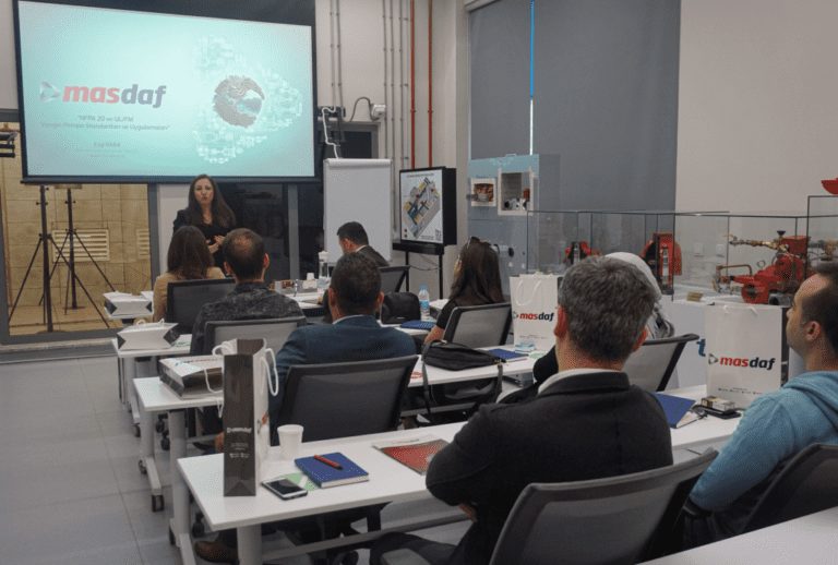 Masdaf, İstanbul İtfaiyesi’ne Türkiye’nin İlk Akredite Deprem ve Yangın Test Merkezini Tanıttı