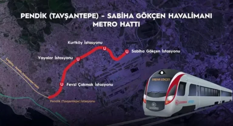 Pendik-Sabiha Gökçen Havalimanı Metro Hattı Açıldı!