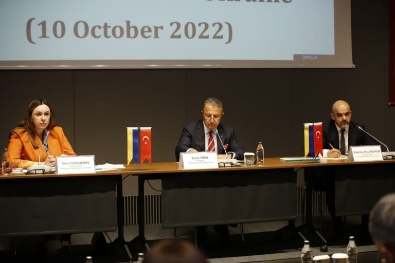 Ukrayna Heyeti Türk Müteahhitlik Firmalarıyla Bir Araya Geldi