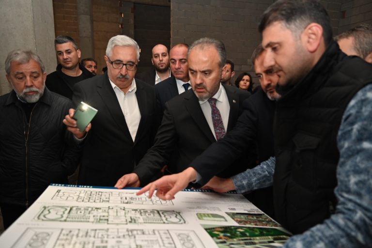 Gemlik Termal Turizm Tesisinde İnşaat Çalışmaları Hızla Sürüyor