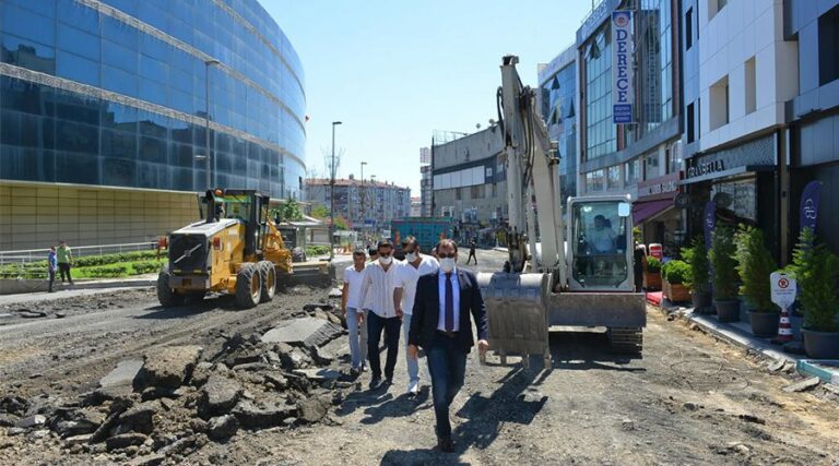 Süleymanpaşa Yol Yapım Çalışmaları Hızla Sürüyor
