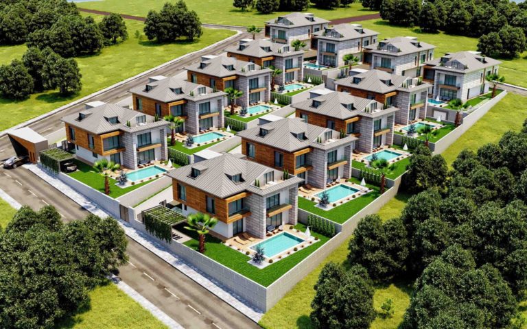 Alya Bahçe Projesinde Örnek Villalar Görücüye Çıktı