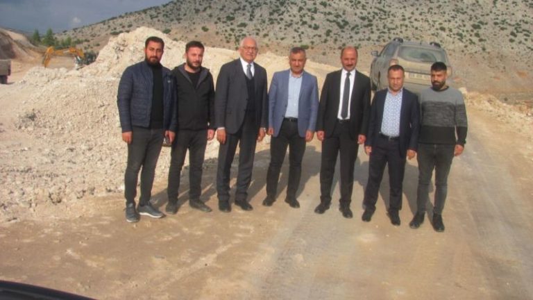 Çatboğazı Baraj Yolu’nda İnşaat Çalışmaları Hızla Sürüyor