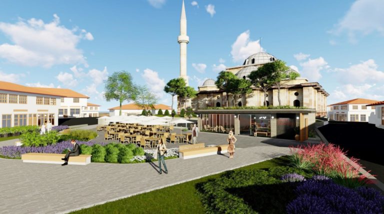 Çankırı’da Büyük Cami Önü Meydan Düzenlemesi Projesinin Temeli Atıldı