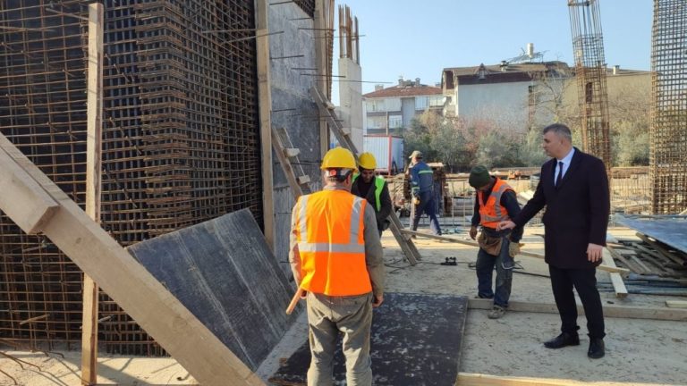 Fidanlık İlkokulu’nun İnşaatı Sürüyor