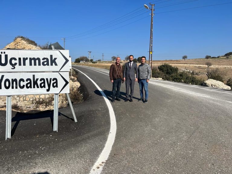 Hatay’da Yoncakaya ve Karamağara Yol Yapım Çalışmaları Tamamlandı 