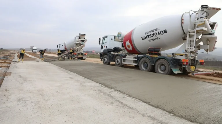 Havza OSB’de Yol Çalışmaları Tamamlandı