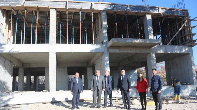 Kızıldağ Köy Okulunda İnşaat Devam Ediyor