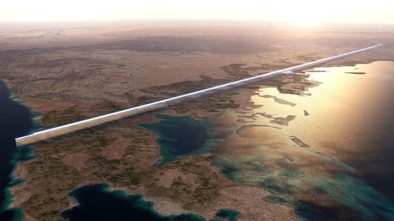 Suudi Arabistan’da The Line Projesinin İnşaatı Başladı