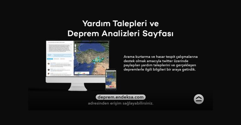 Endeksa, Deprem Analizleri Sayfasını Kullanıma Açtı