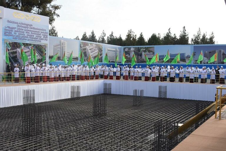 GAP İnşaat’ın Türkmenistan’daki Hastane Projesinde Temel Atıldı