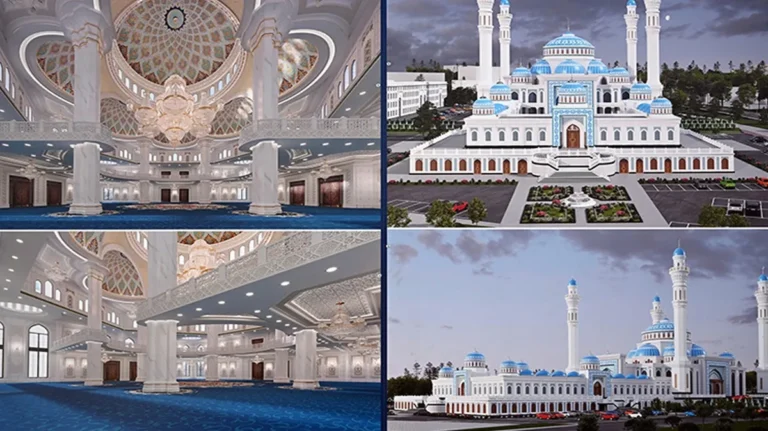 Kırgızistan’da 20 Bin Kişilik Cami ve Külliyenin Temeli Atıldı