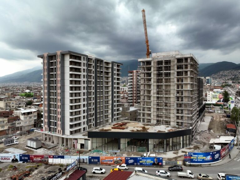 Bursa Beşyol Kentsel Dönüşüm Projesinin İnşaatı Yüzde 80 Oranında Tamamlandı