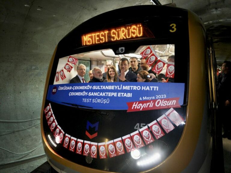 Yeni Metro Hattının Test Sürüşü Yapıldı
