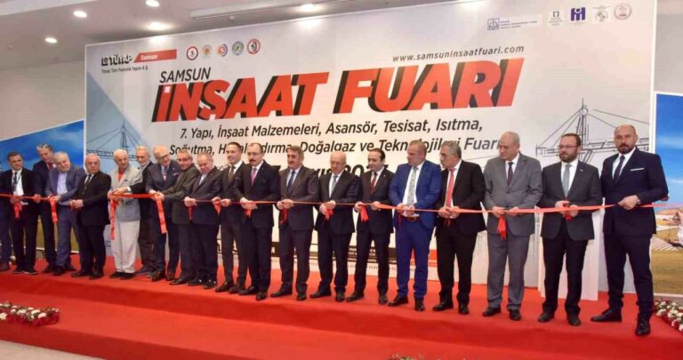 Samsun 7. İnşaat Fuarı Ziyarete Açıldı