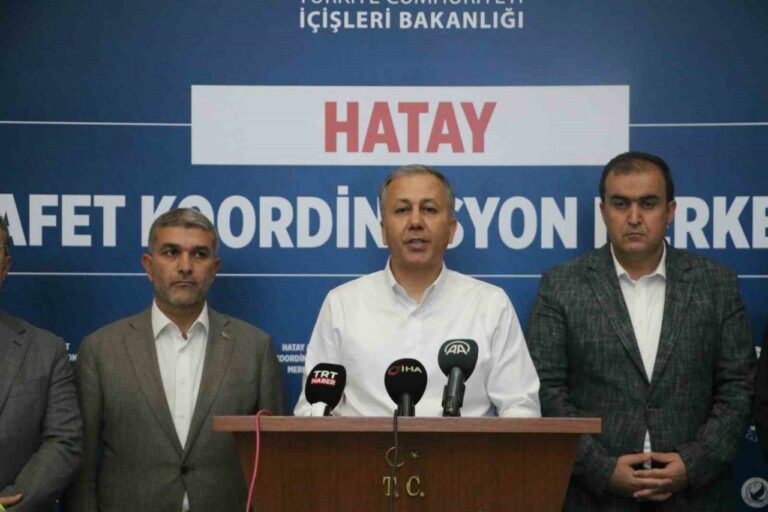 İçişleri Bakanı Yerlikaya: ‘’Hatay’a 197 Bin 248 Konut Yapılacak’’