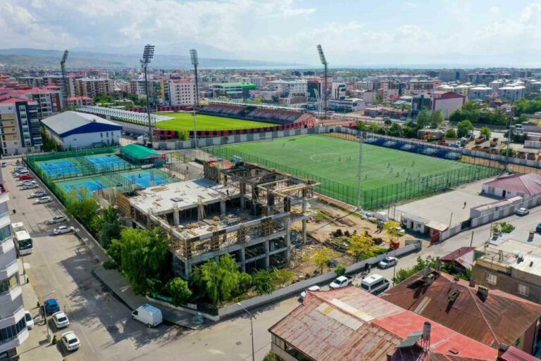 Van’da Sporcu Fabrikası’nın İnşaatı Sürüyor