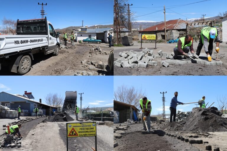 Ardahan’da Yol Çalışmaları Devam Ediyor