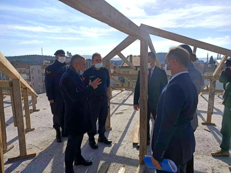 Erdek Jandarma Binası İnşaat Çalışmalarında Sona Doğru