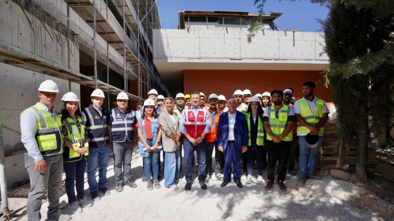 İBB’nin Elazığ’daki Okul Projesinde İnşaat Çalışmaları Devam Ediyor