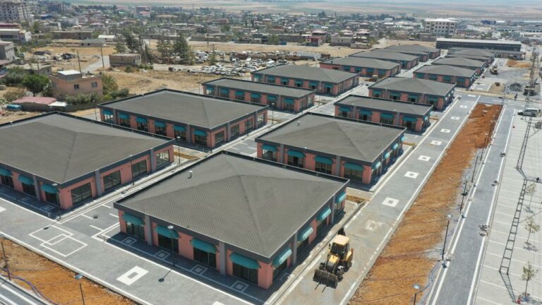 Nurdağı Çelik Çarşı İnşaatında Sona Gelindi