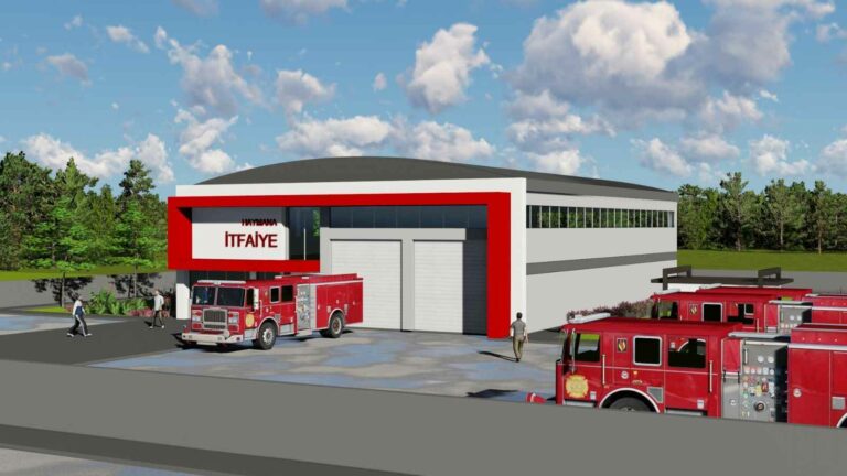 Yenimahalle’de İtfaiye Binası İnşaatı Hızla Sürüyor